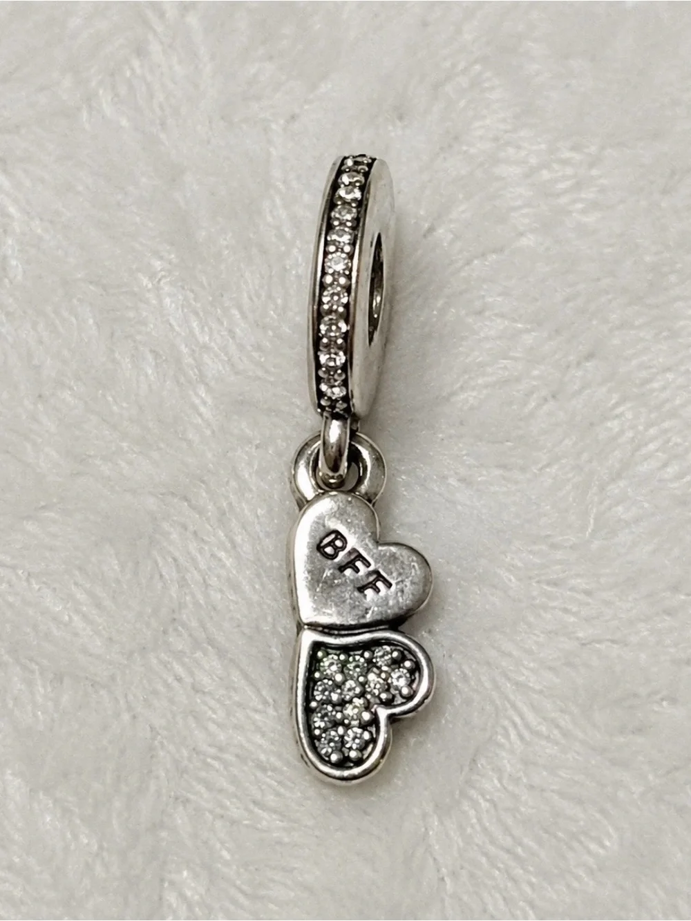 Authentic Pandora Moments Sterling Silver Bracelet & Charm Bundle — 19 cm / 7.5”